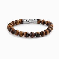 Tiger Eye Stone Spiritual Beads Bracelet-8mm