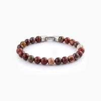 Flame Jasper Stone Spiritual Beads Bracelet-8mm