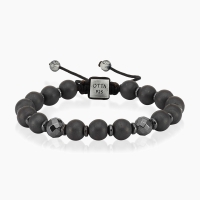 Hematite Stone Macrame Bracelet