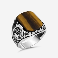 Tiger's Eye Valor Ring