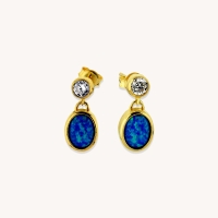 Sparkling Opal Earrings