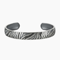 Sterling Silver Bangle Modern Style -10mm