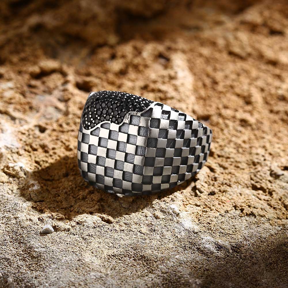Modern Style Silver Ring