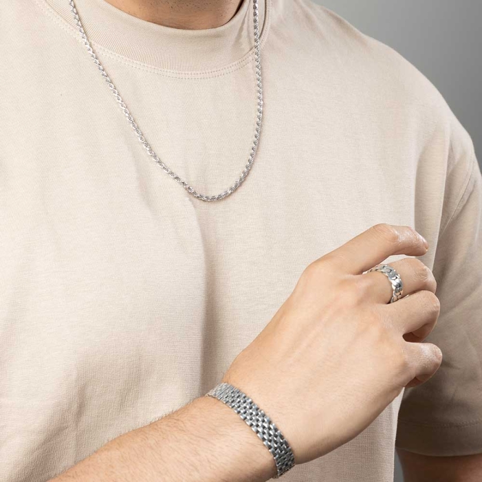【HYERES LOR】24FW★ Subni Silver (C) Twist Slim Ring HYERES LOR】24FW☆ Subni Silver (C) Twist Slim Ring Designer