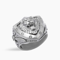 Majestic Lion Silver Ring