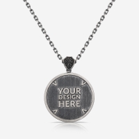 Hand-Engraved Customize Photo Necklace