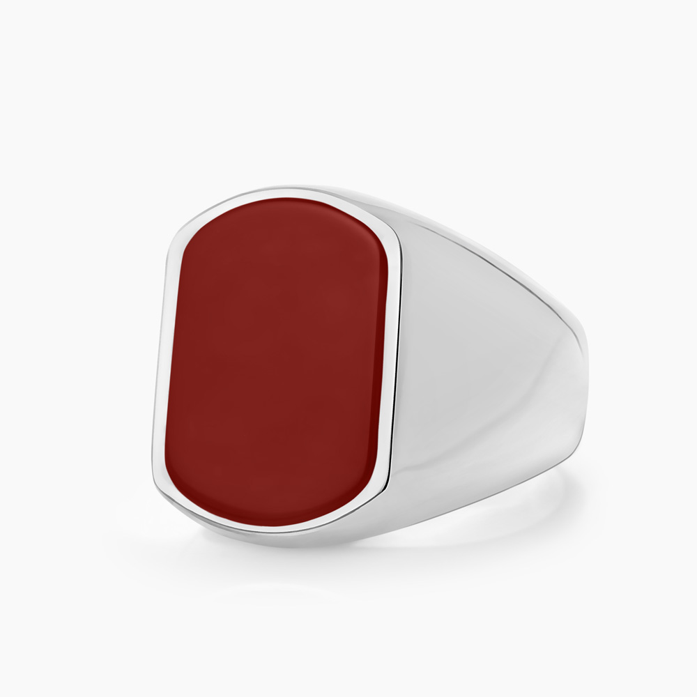 agate  silver  ring  7号 Amazon.com: Sardonyx Ring, Botswana Agate Ring, 925 Sterling