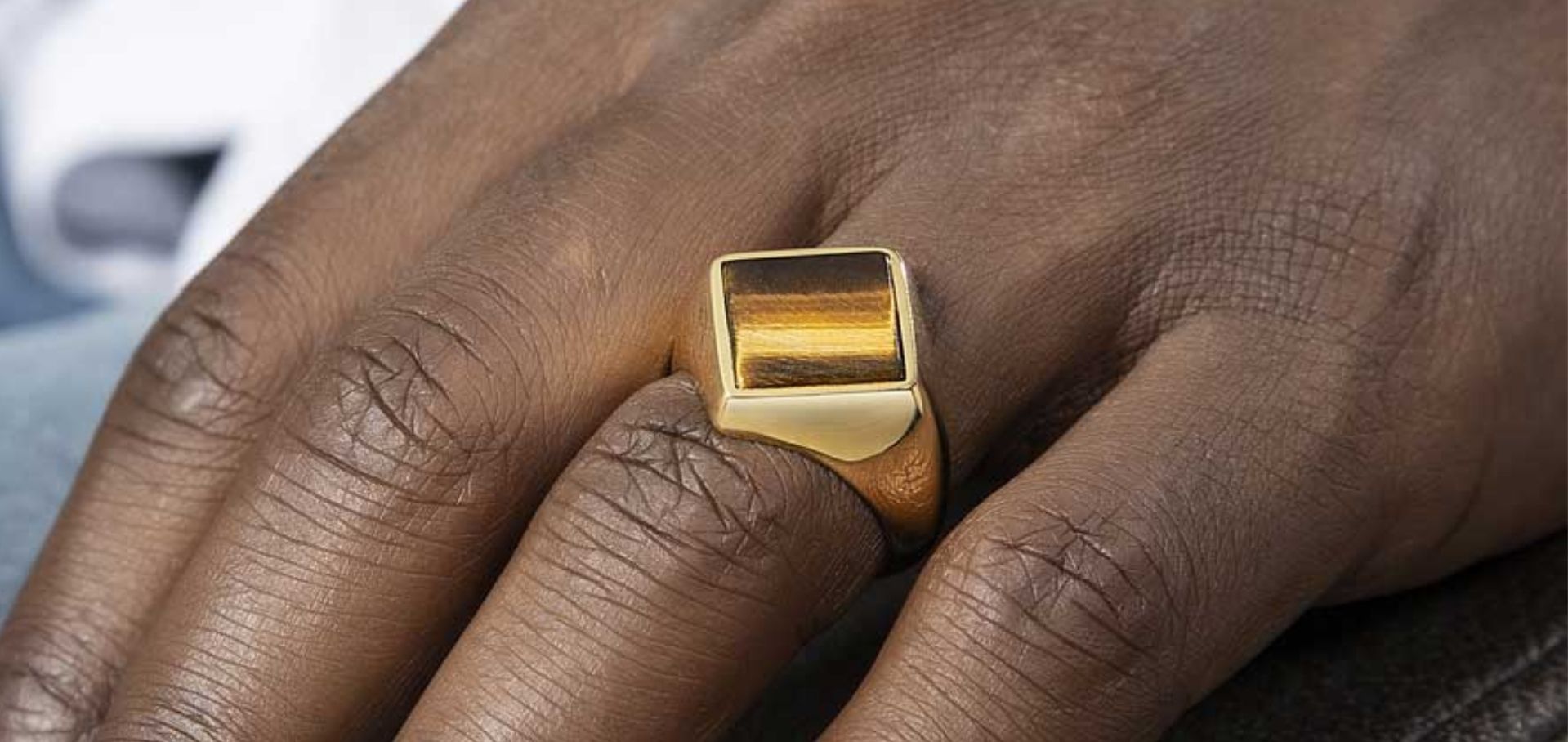 BySilverStone Tiger Eye Gemstone Silver Wedding Men Ring, Skull India | Ubuy