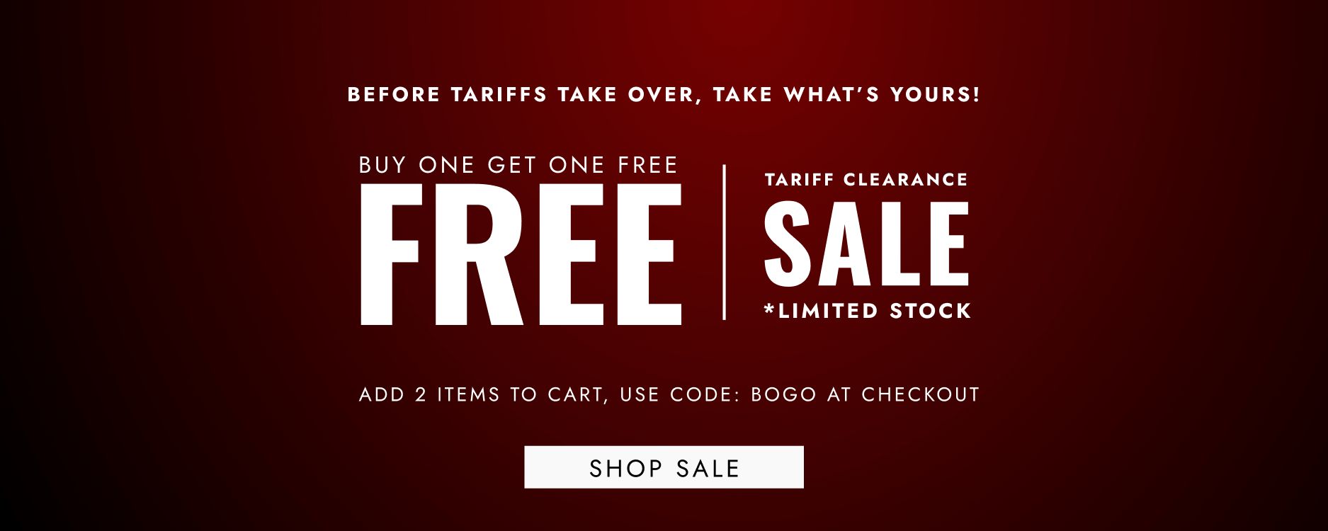 Tariff Sale