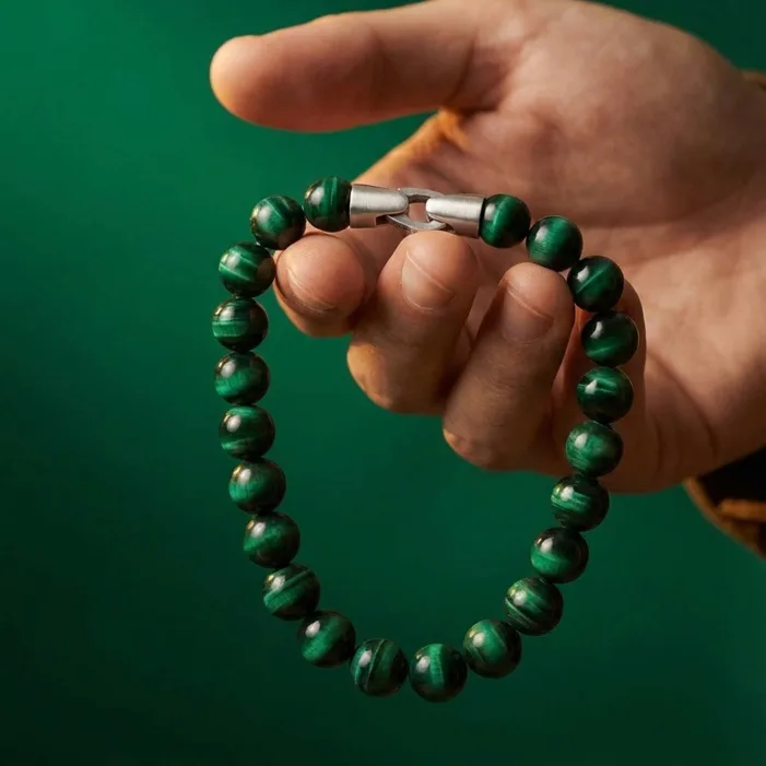 Green Tiger Eye Stone Spiritual Beads Bracelet-8mm