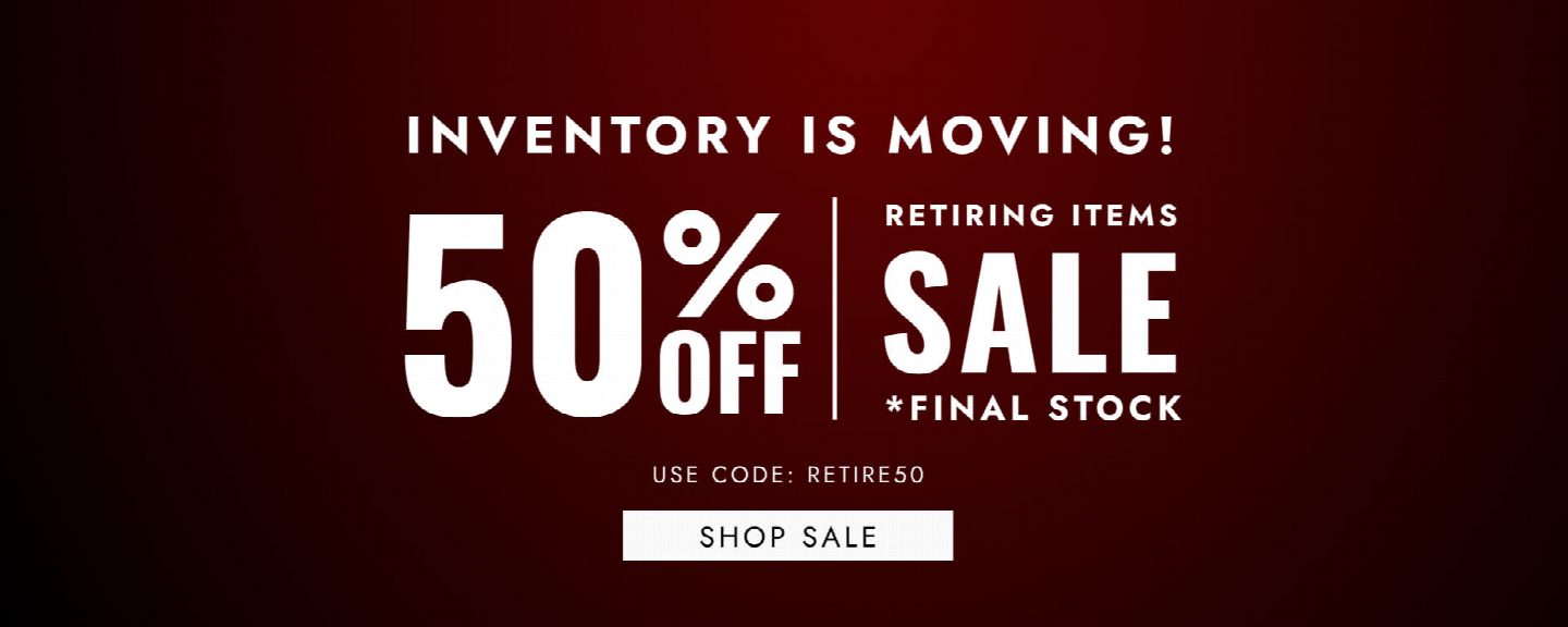 Retiring Items Sale
