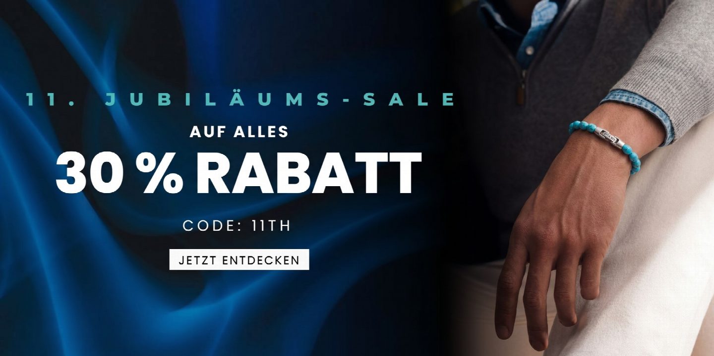 Jubiläums-Sale – 30 % auf alles